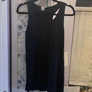 H&M Basics Black Scoop Neck Tank Top